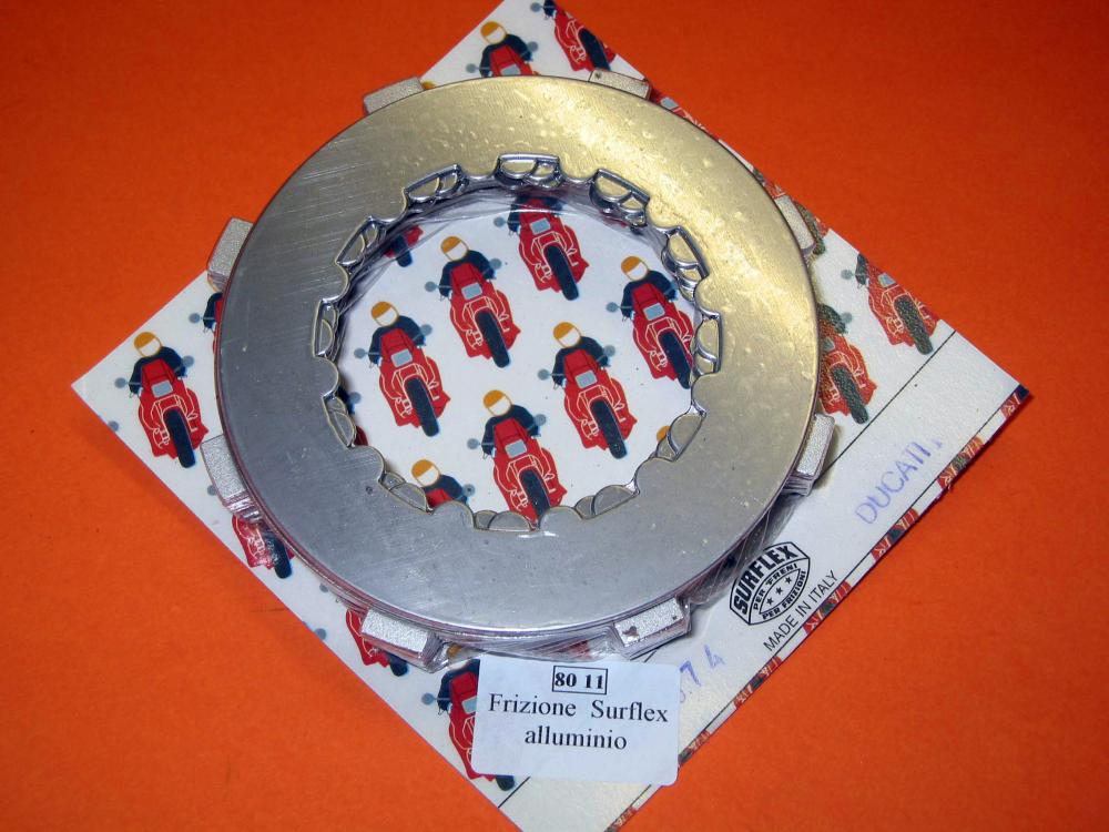 Genuine Surflex aluminum clutch plate for all Ducati wide case engines