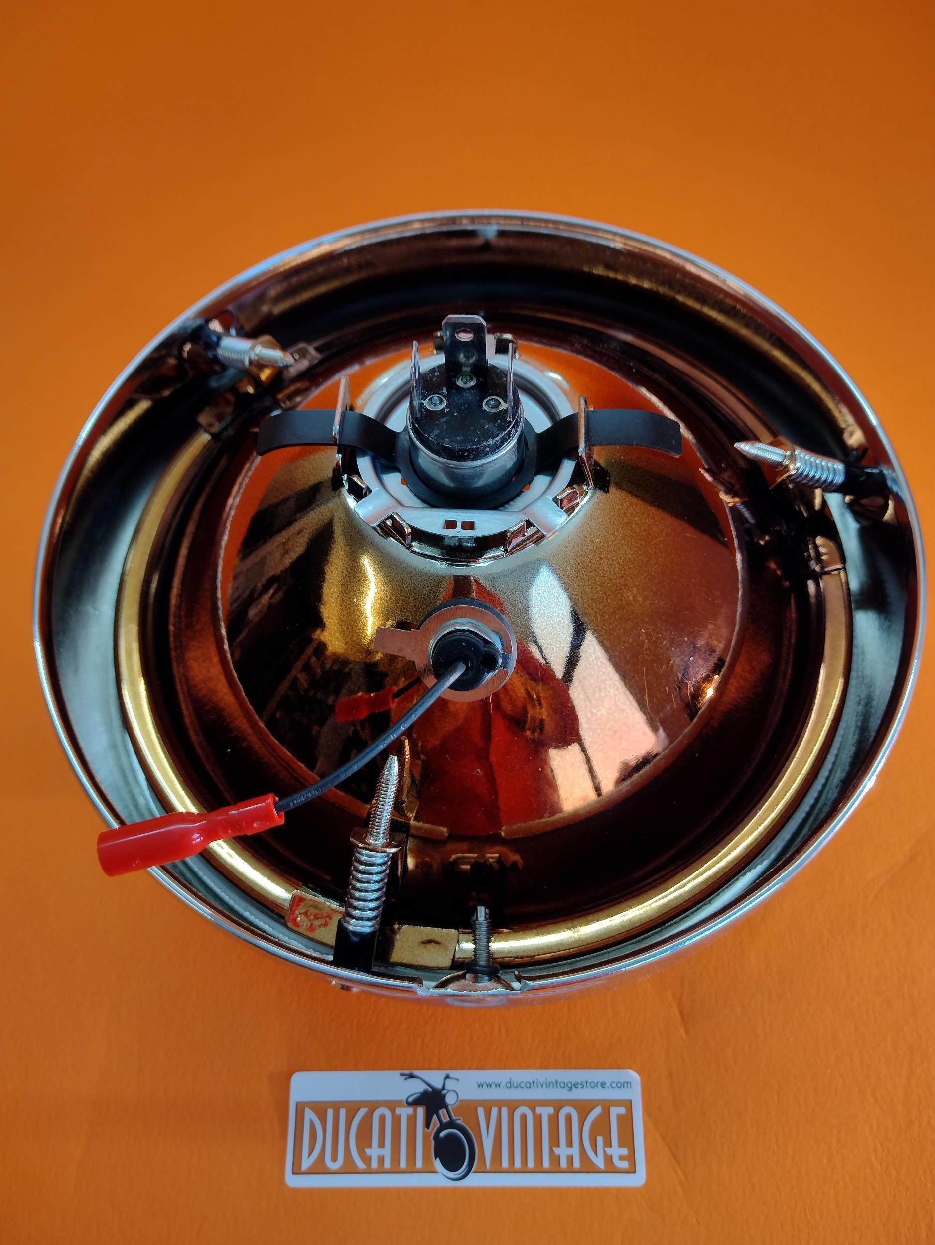 full Aprilia headlight optical group position bulb holder + position