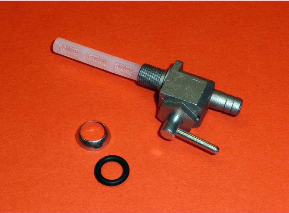 unleaded petrol tap  Ø 10x1 thread for hose nozzle Ø8 for Ducati Scrambler
