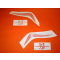 Transfer printing orange L.H.+R.H. for fibreglass tool box covers Ducati Scrambl