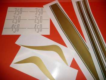 decal kit gold for Ducati Scrambler 2nd series metallic copper color