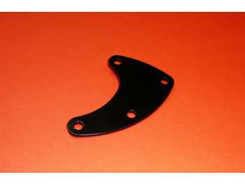 Engine plates black painted for Ducati single wide case models