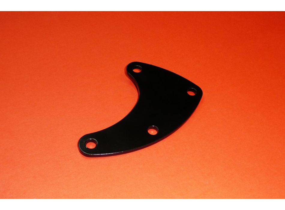 Engine plates black painted for Ducati single wide case models