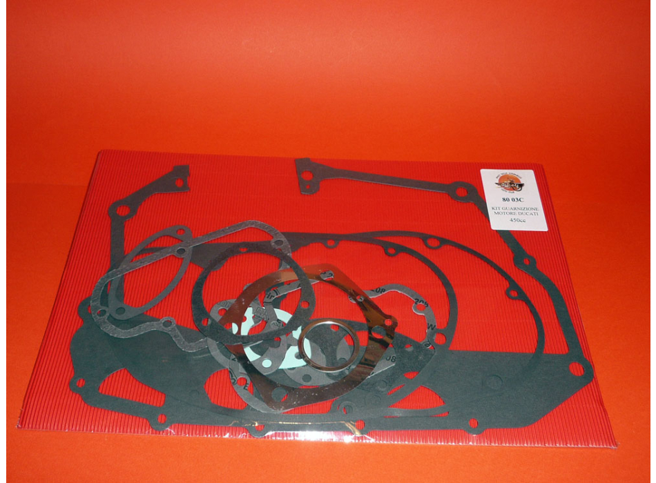 Gasket set engine for all Ducati wide case models 450cc