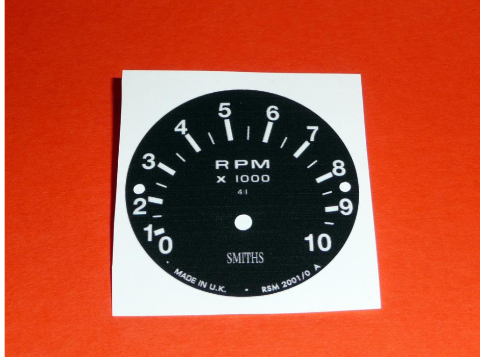 SMITH rev counter sticker dial for Ducati Scrambler and RT