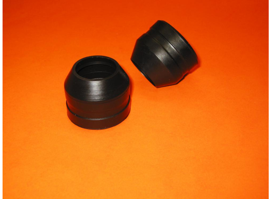 2 Marzocchi Rubber dust caps Ø35 for Ducati Scrambler, Desmo,RT