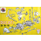 Poster engine - exploded DUCATI   250 - 350 - 450cc Measure: cm. 70 x 100