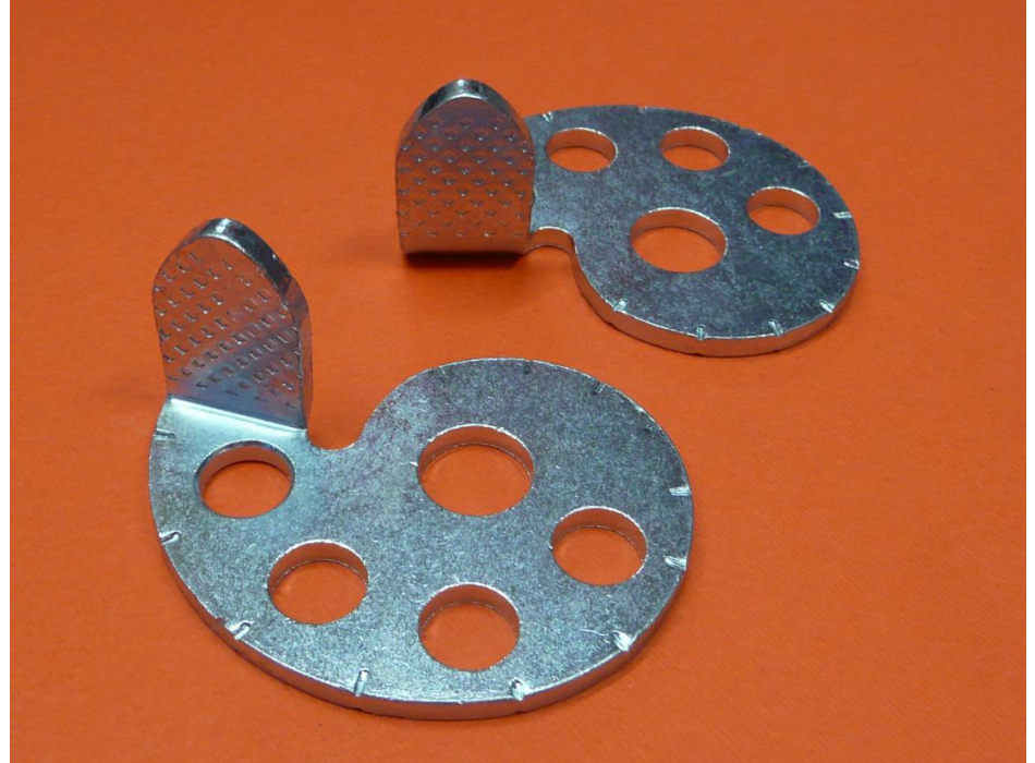 Pair, left and right, chain adjusters for Ducati RT