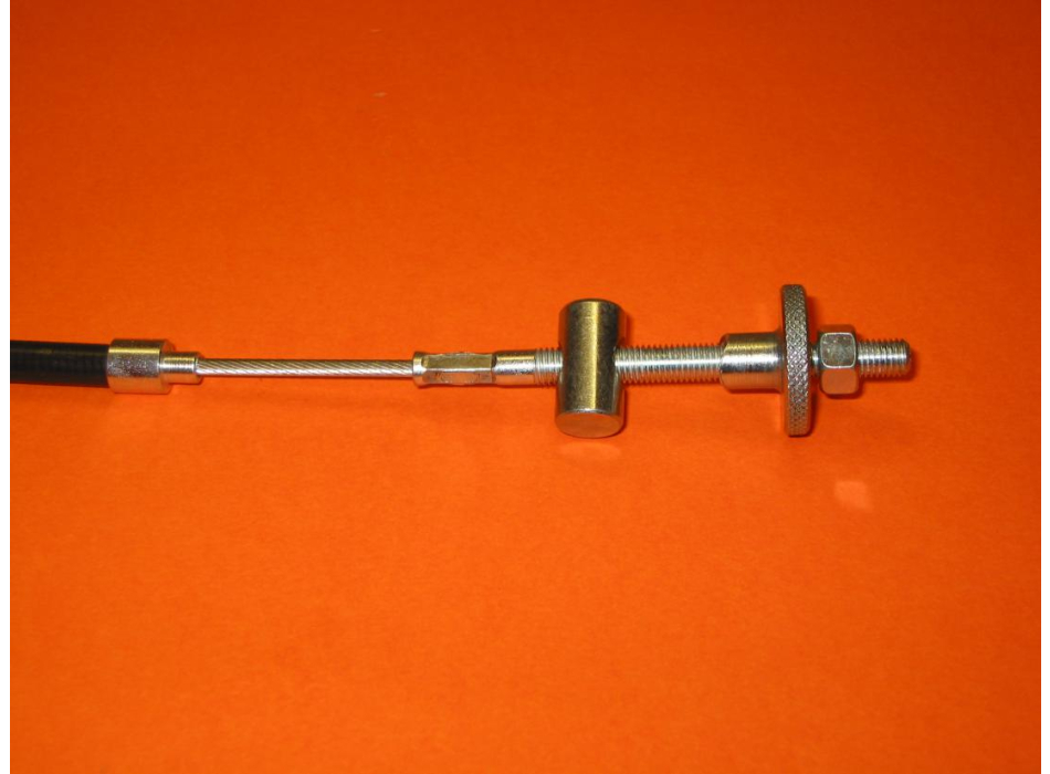 Back brake control tie-rod,  wired with adjusting control  for Ducati RT