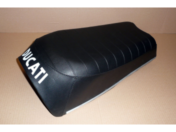 Ribbed seat with Ducati brand like original for Ducati RT Strada and Regolarità 