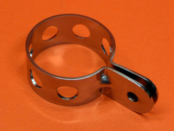 Exhaust clamp chrome steel for Ducati RT Regolarità model