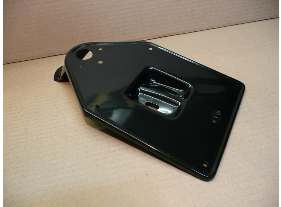 plate-holder CEV, in metal black painted, for Ducati GT 750 and 900 SS   