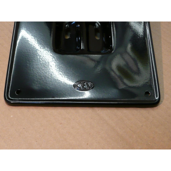 plate-holder CEV, in metal black painted, for Ducati GT 750 and 900 SS   