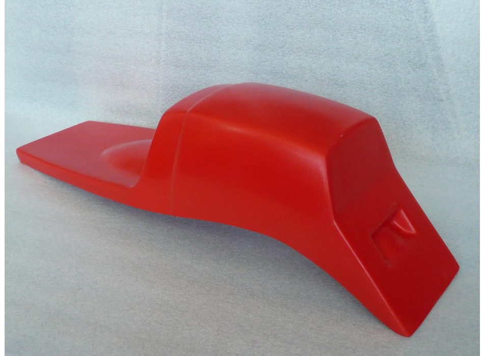 Saddle holder fiberglass for Ducati Desmo Yellow, sold raw, need to paint