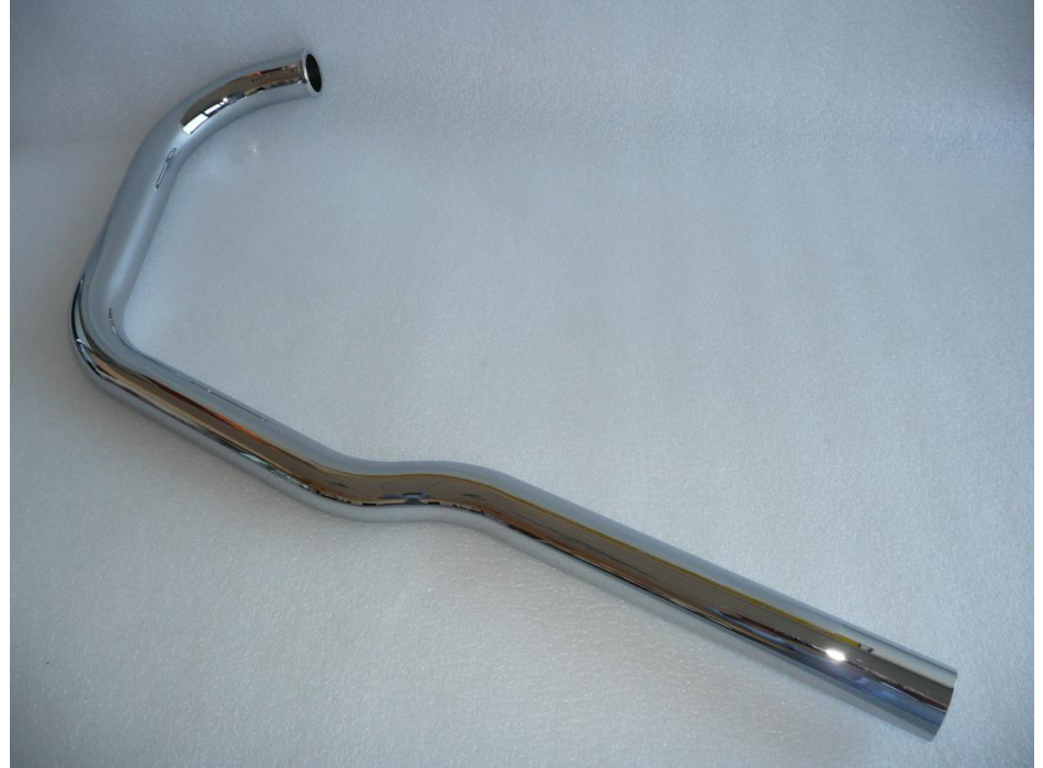 Exhaust pipe suitable for narrow case 250 Ducati Scrambler America 