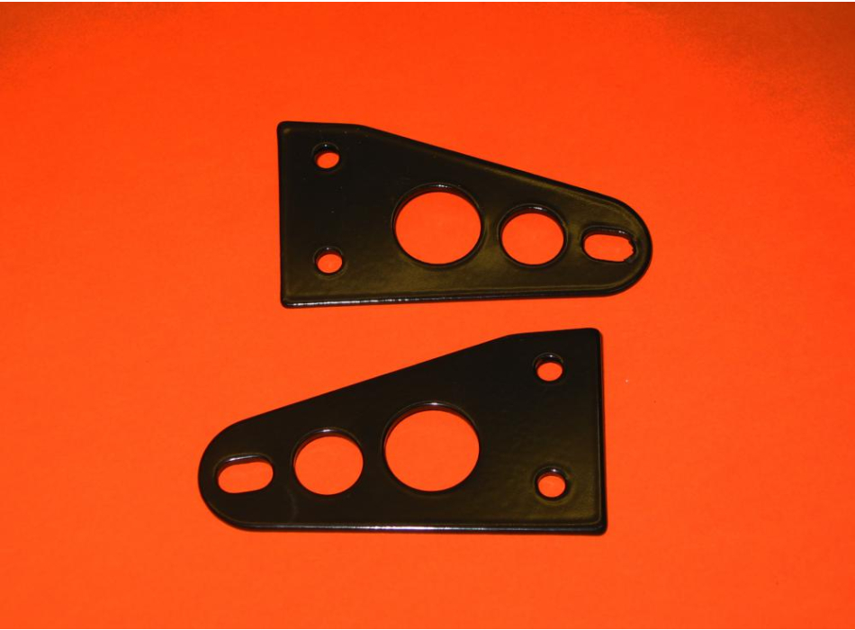 Pair black brackets for headlight Ducati Scrambler, Desmo, Mark3, Ducati 750S