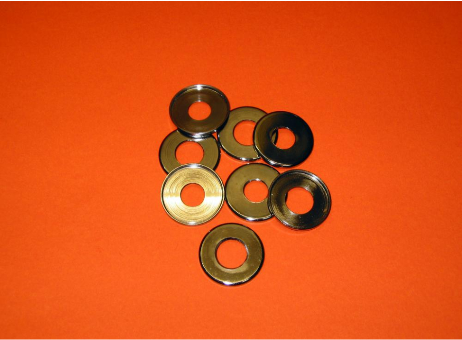 Set of 8 stainless steel rear suspension washers Ducati Scrambler 1st and 2nd s.