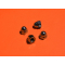 Set of 4 chromed dome nuts 10x1 pitch, suitable for Ducati narrow and wide case engine models