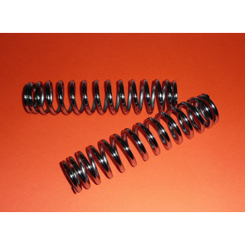 1 pair of chrome plated barrel type springs to fit Marzocchi rear shock absorber Ducati Scrambler 2nd series Ducati Desmo Yellow (some models)