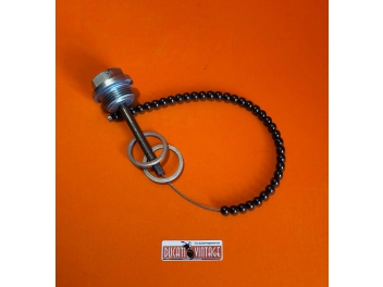 ​Agip F1 oil level plug with magnetic extension for debris collection for all Ducati single-cylinder engines
