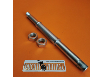 Rear hub shaft (wheel pin) for single cylinder Ducati narrow case 250cc