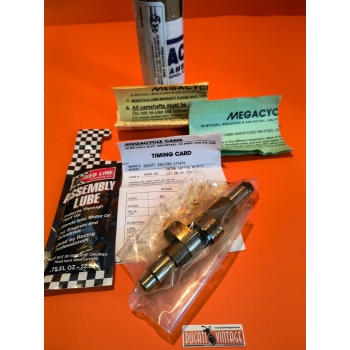 Original Megacycle USA camshaft, new, suitable for all single-cylinder Ducati 250 350 450 cc engines 