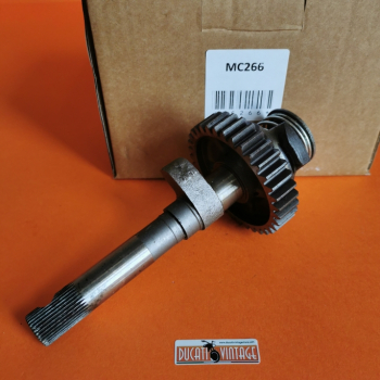 Crankshaft, original used in good condition,for all Ducati single-cylinder wide cases, Ducati Scrambler, Ducati Desmo, Ducati RT, etc.