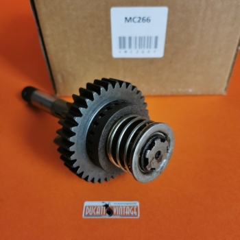 Crankshaft, original used in good condition,for all Ducati single-cylinder wide cases, Ducati Scrambler, Ducati Desmo, Ducati RT, etc.