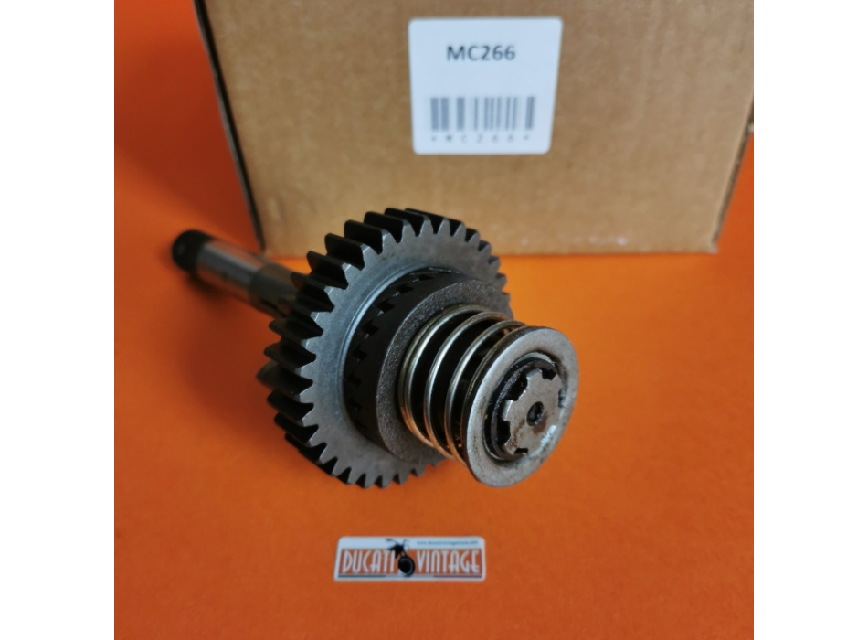 Crankshaft, original used in good condition,for all Ducati single-cylinder wide cases, Ducati Scrambler, Ducati Desmo, Ducati RT, etc.