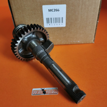 Crankshaft, original used in good condition,for all Ducati single-cylinder wide cases, Ducati Scrambler, Ducati Desmo, Ducati RT, etc.