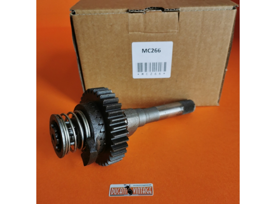 Crankshaft, original used in good condition,for all Ducati single-cylinder wide cases, Ducati Scrambler, Ducati Desmo, Ducati RT, etc.