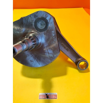 Original crankshaft, fully reconditioned, for Ducati 450cc wide case Scrambler single cylinders (1968/1976)