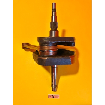 Original crankshaft, fully reconditioned, for Ducati 450cc wide case Scrambler single cylinders (1968/1976)
