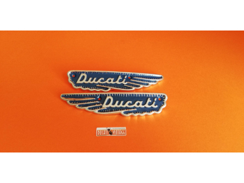 blue wings Ducati for Mark 3tank in forged aluminium identical original