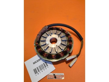  alternator/rotor with magnet flywheel original Ducati Elettronica 180W, 12V with 2-wire winding, “bridge type ”for Ducati 750 round and square crankcase,usable for Ducati 900 and other Ducati twin cylinder bevel gears