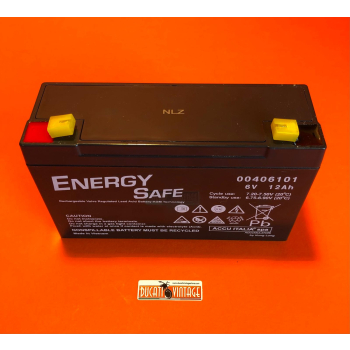 Hermetic battery lead-gel 6V 7Ah for all Ducati single models 6V 