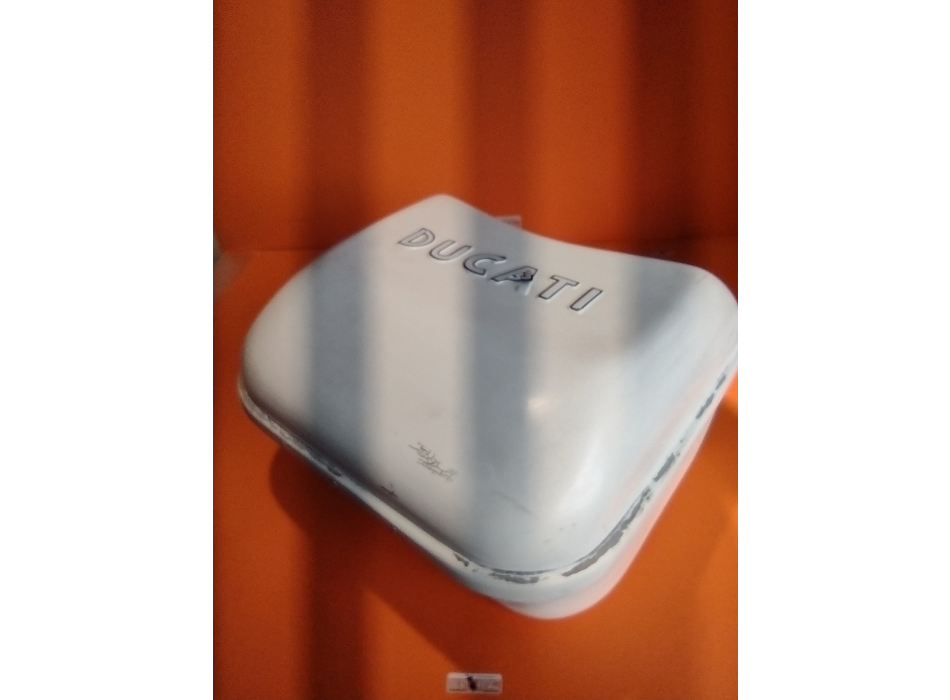 DUCATI top box in fiberglass, new, specific for Ducati Scrambler, requires painting