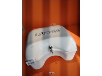 DUCATI top box in fiberglass, new, specific for Ducati Scrambler, requires painting