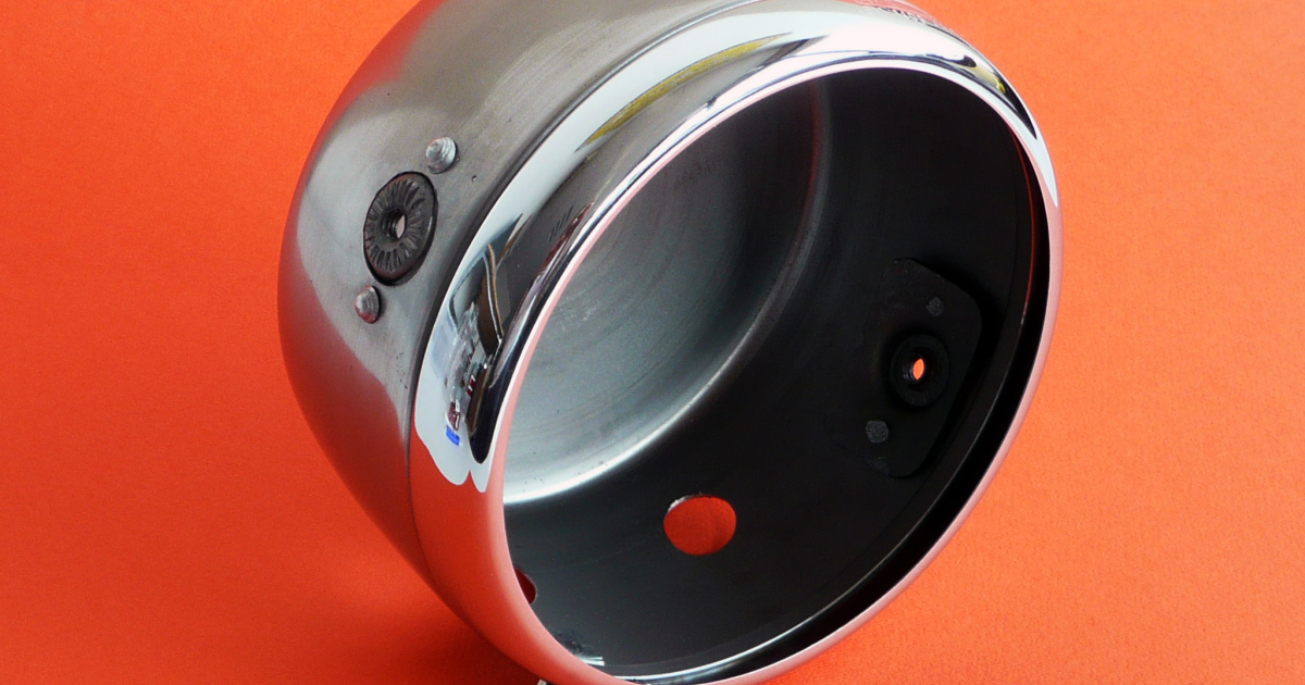 headlight shell with crome rim for 250cc Ducati Scrambler America year ...