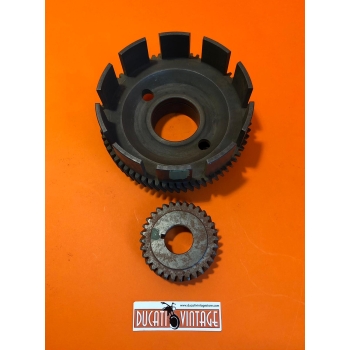NOS Clutch bell with drum and primary gear original code 0619.16.950 for Ducati GTL
