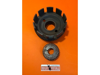 NOS Clutch bell with drum and primary gear original code 0619.16.950 for Ducati GTL