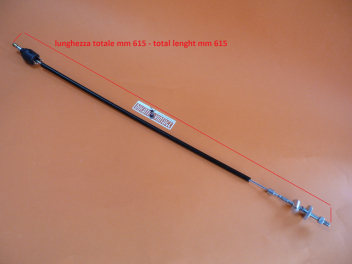 Back brake control tie-rod with stop switch for Ducati Twin with drum brake