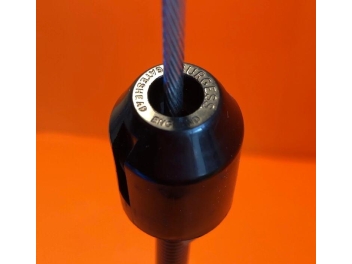 Back brake control tie-rod, L. 690 total, with ORIGINAL stop switch for Ducati Twin with drum brake Ducati 860 and Ducati 900 GT/S