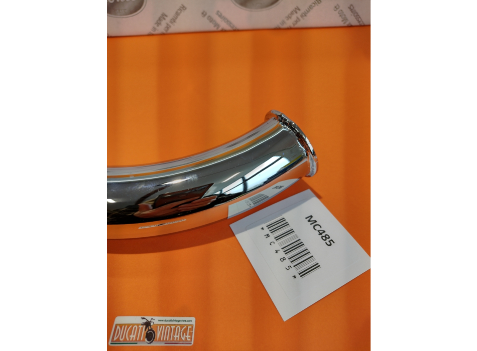 R.H. exhaust manifold 0775.84.028 with a very slight defect for Ducati 750SS Ducati 900SS 1975/76