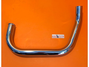 L. H. exhaust manifold 0775.84.023 for Ducati 750SS (square casing) Ducati 900SS 1975/76 with a slight defect