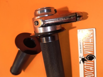 SUPER PRATIC throttle original, reconditioned like new, for Ducati single-cylinder wide cases