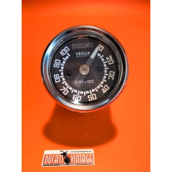 Veglia tachometer ø 60mm, working, overhauled, excellent condition