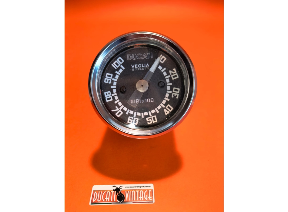 Veglia tachometer ø 60mm, working, overhauled, excellent condition