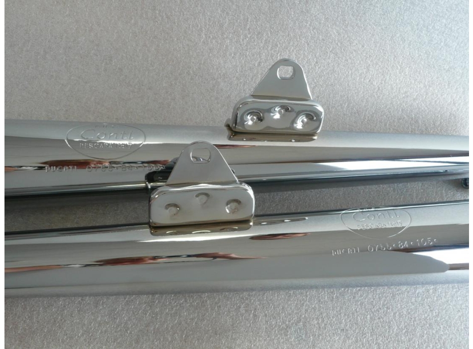 Conti silencers pair with a very slight defect, Ducati 900SS, Ducati 900 SD and SSD Darmah, 860, 900MHR