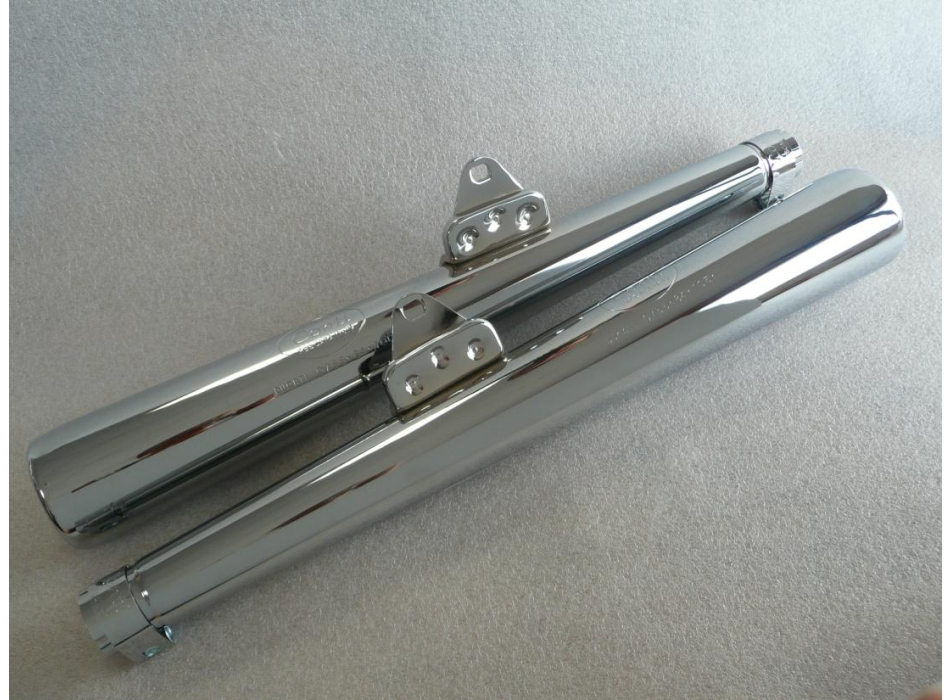 Conti silencers pair Ducati 900SS, Ducati 900 SD and SSD Darmah, 860, 900MHR